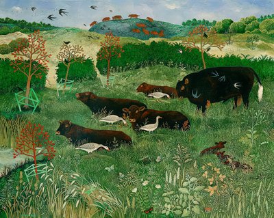 Böcekler Pilates Yapıyor, 2011 (akrilik) by Anna Pugh