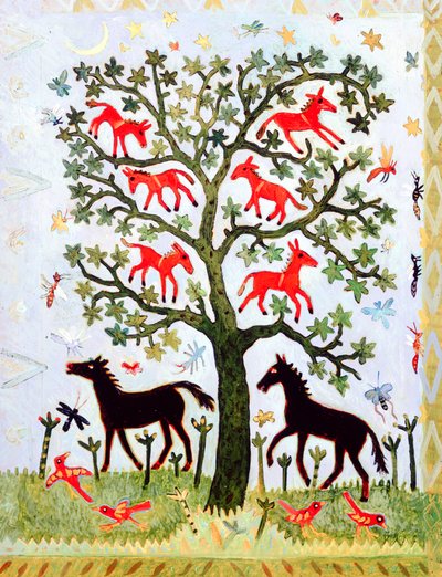 Gambiya Ağacı, 2005 (akrilik) by Anna Pugh