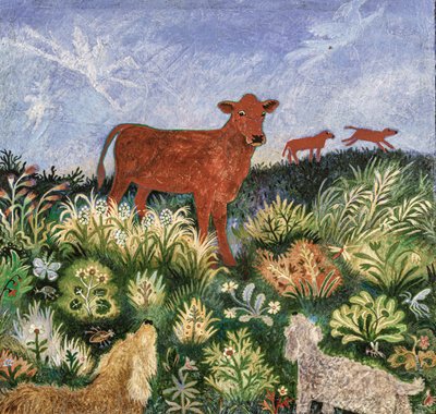 Hayalet Köpekler, 2019 (akrilik) by Anna Pugh
