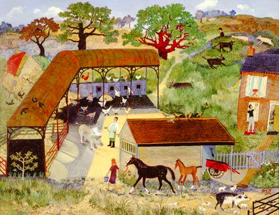 Hog Wash, 2008 (akrilik) by Anna Pugh