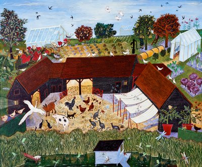Home Grown, 2013 (akrilik) by Anna Pugh