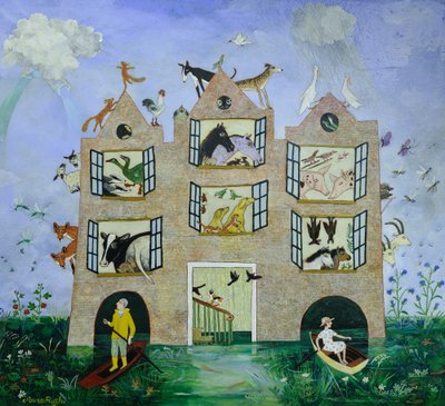 Hosepipe Ban, 2013 (akrilik) by Anna Pugh