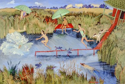 Sıcak Gün, 2009 (akrilik) by Anna Pugh