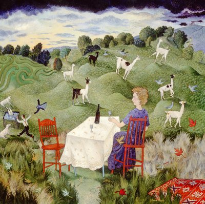 Aralık, 2002 (akrilik) by Anna Pugh