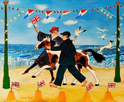 Jubilee By The Sea, 2011 (akrilik) by Anna Pugh