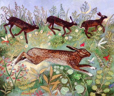 Ay Koşusu, 2010 (akrilik) by Anna Pugh