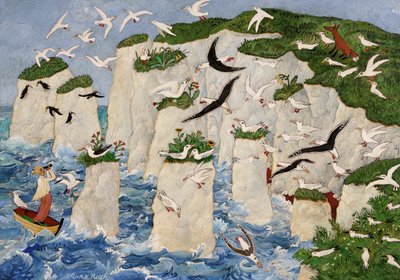 Yaşlı Harry, 2017 (akrilik) by Anna Pugh