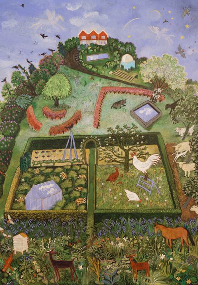 Dışarıda, 2019 (akrilik) by Anna Pugh