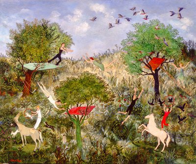 Pratik yapmak mükemmelleştirir, 2010 (akrilik) by Anna Pugh