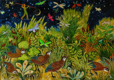 Skywire, 2020 (akrilik) by Anna Pugh