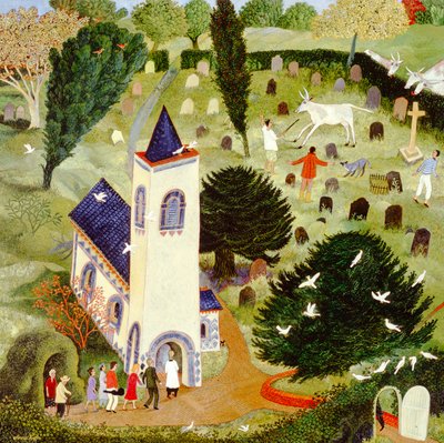 Başıboş Sığır, 2007 (akrilik) by Anna Pugh