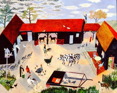 Biraz Yukarı, 2004 (akrilik) by Anna Pugh