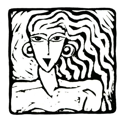 Burç (Başak), 2017 (keten baskı) by Annalisa Morrocco