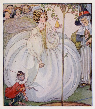 Tekerleme: Küçük Bir Ceviz Ağacım Vardı, Hiçbir Şey Taşımazdı (renkli taş) by Anne (after) Anderson
