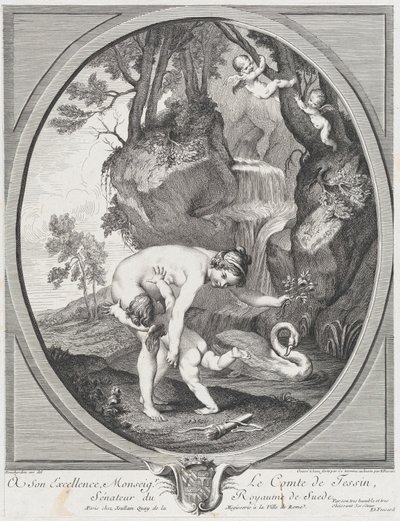 Venüs Yakalayan Aşk veya Venüs Kırbaçlayan Aşk, ca. 1741. Yaratıcılar: Caylus, Anne-Claude-Philippe de, Etienne Fessard. by Anne Claude Philippe de Caylus, Etienne Fessard