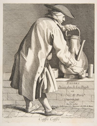 Kahve Satıcısı, 1746. by Anne Claude Philippe de Caylus