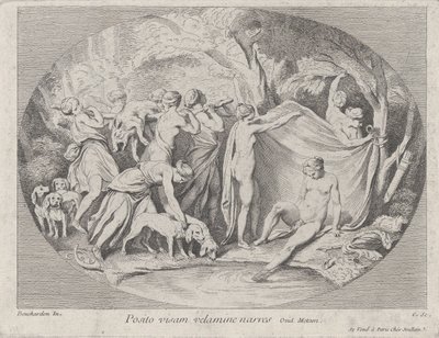 Avdan Döndükten Sonra Banyoda Diana, ca. 1730-60. by Anne Claude Philippe de Caylus