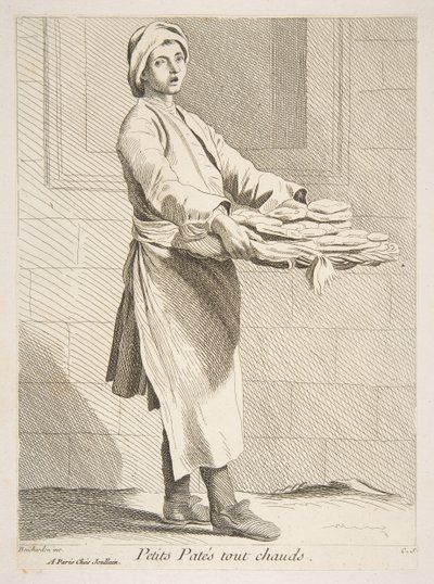 Pastacı, 1738. by Anne Claude Philippe de Caylus