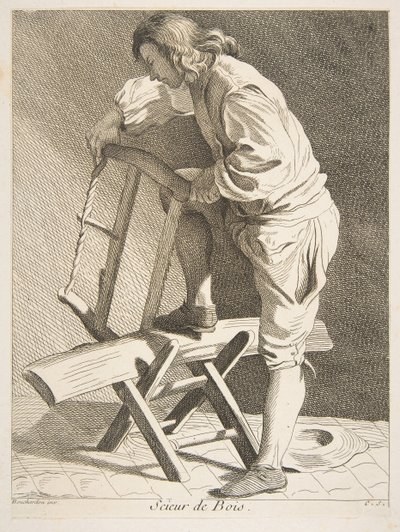 Ağaç Kesici, 1742. by Anne Claude Philippe de Caylus
