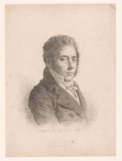 Portret van Marie Philippe Coupin de la Couperie Daha iyi boyarsanız daha iyi olabilir (nesnenin üzerindeki başlık) by Anne Louis Girodet Trioson