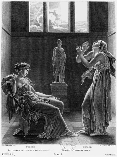 Phaedra ve Oenone, Jean Racine (1639-99) tarafından 