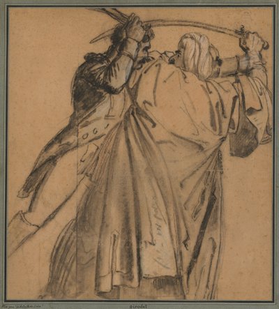 İki Arap, Kahire İsyanı için, c. 1810. by Anne Louis Girodet de Roucy Trioson