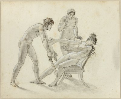 Hermione'nin Orestes'i Reddetmesi by Anne Louis Girodet de Roussy Trioson
