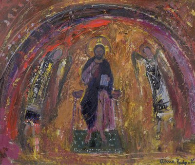 Bir Şapelde, Torcello (tuval üzerine yağlıboya) by Anne Redpath