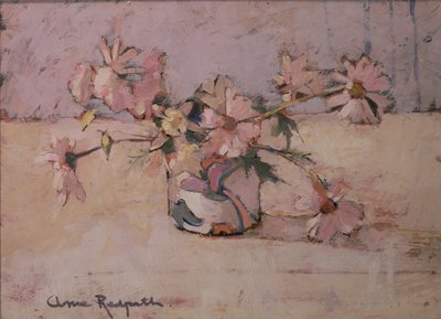 Michaelmas Papatyalar (tuval üzerine yağlıboya) by Anne Redpath