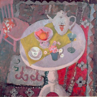 Çin çaydanlıklı yuvarlak masa by Anne Redpath