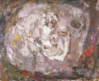 Masa Üstü, c.1961 (boruda yağ) by Anne Redpath