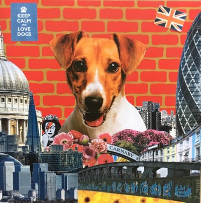 Jack Russell, 2015, Karışık teknik by Anne Storno