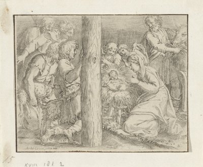 Çobanların hayranlığı by Annibale Carracci