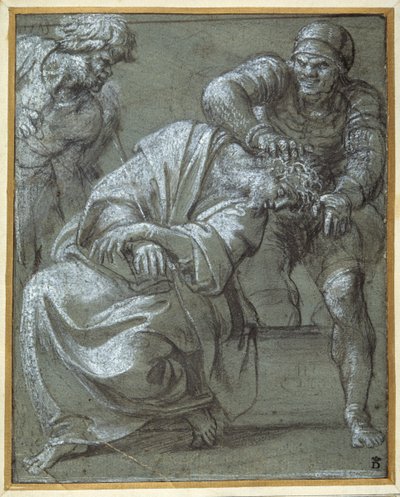 Dikenlerle Taçlandırılan İsa by Annibale Carracci
