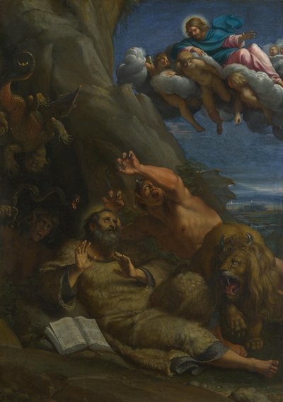İsa, Temptation sırasında Saint Anthony Abbot