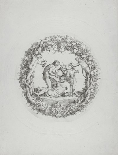 Sarhoş Silenus ("Tazza Farnese") by Annibale Carracci