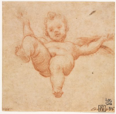 Uçan Aşk Tanrısı, c. 1602. by Annibale Carracci