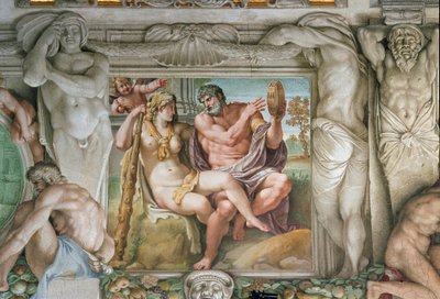 Herakles ve Iole (Fresco by Annibale Carracci