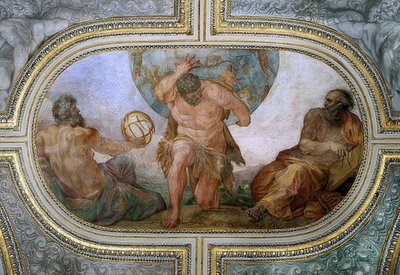 Herkül, Atlas için cennetin kasasını taşır (Camerino