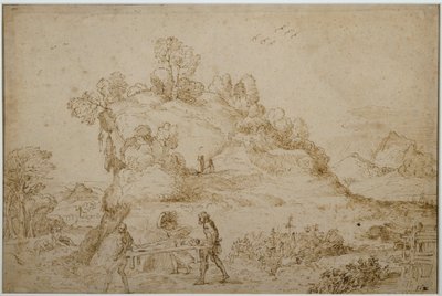 Manzara ve Figürler by Annibale Carracci