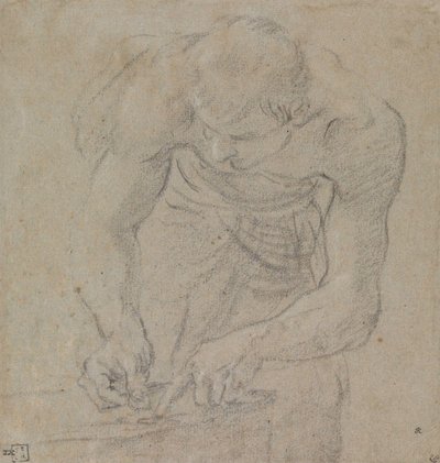 Paraları Sayan Adam by Annibale Carracci