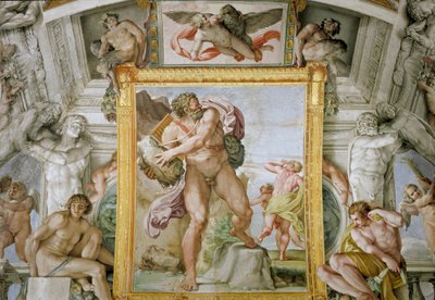 Polyphemus ve Acis (Fresco by Annibale Carracci
