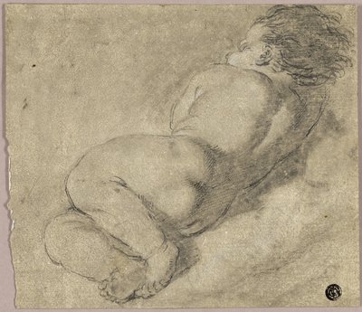 Arkadan Yatan Çocuk by Annibale Carracci