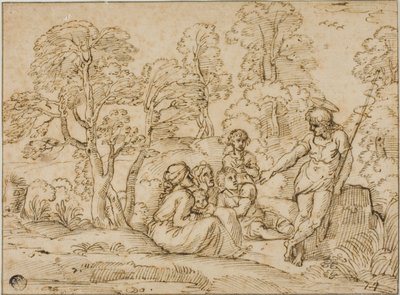 Vaftizci Aziz John Vaaz Veriyor by Annibale Carracci