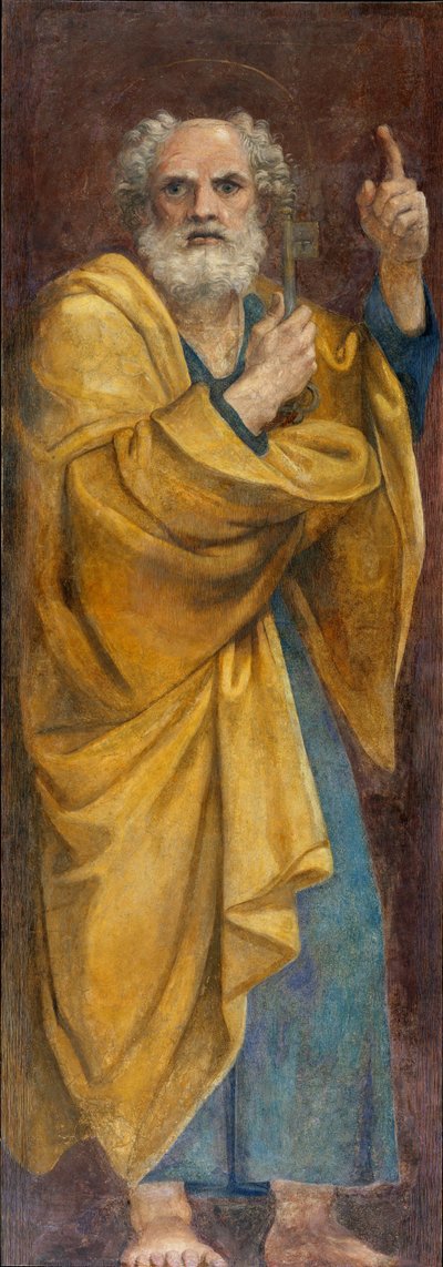 Saint Pierre - Tablo Annibale Carracci (Annibal Carrache) tarafından by Annibale Carracci