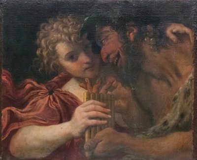 Satir ve çoban by Annibale Carracci