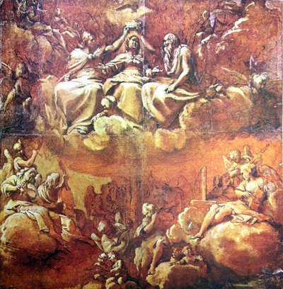 Bakirenin Taç Giyme Töreni için Çalışma - Annibale Carracci by Annibale Carracci