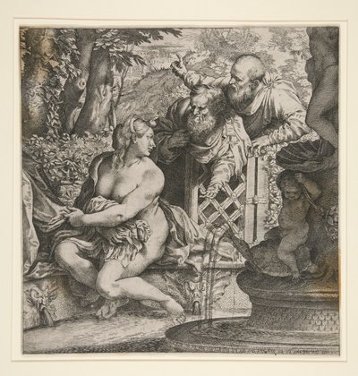 Susannah ve yaşlılar by Annibale Carracci