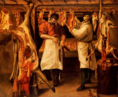Kasap Dükkanı by Annibale Carracci
