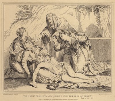 Celileli Kadınlar İsa'nın Bedeni İçin Ağlıyor, Luka by Annibale Carracci